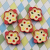 Flat Back Resin Dessert Pizza Cabochons Jewelry Fit Mobile Phone Hairpin Headwear DIY Accessories 32x26mm ,Sold by PC