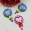 Flat Back Resin Dessert lollipop Cabochons Jewelry Fit Mobile Phone Hairpin Headwear DIY Accessories 23x14mm ,Sold by PC
