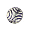 Beads. Fashion Zinc Alloy jewelry findings.7x7mm. Hole size:1mm. Sold by KG
