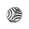 Beads. Fashion Zinc Alloy jewelry findings.7x7mm. Hole size:1mm. Sold by KG