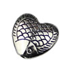Beads. Fashion Zinc Alloy jewelry findings.16x17mm. Hole size:2mm. Sold by KG
