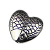 Beads. Fashion Zinc Alloy jewelry findings.16x17mm. Hole size:2mm. Sold by KG