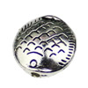 Beads. Fashion Zinc Alloy jewelry findings.14x14mm. Hole size:2mm. Sold by KG
