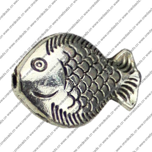 Beads. Fashion Zinc Alloy jewelry findings.16x21mm. Hole size:2mm. Sold by KG