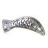 Beads. Fashion Zinc Alloy jewelry findings.35x16mm. Hole size:2.5mm. Sold by KG
