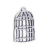 Pendant. Fashion Zinc Alloy jewelry findings. Bird Cage 17x26mm. Sold by KG