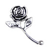 Pendant. Fashion Zinc Alloy jewelry findings. Flower 20x34mm. Sold by KG
