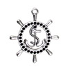 Pendant. Fashion Zinc Alloy jewelry findings. Wheel 45x50mm. Sold by KG
