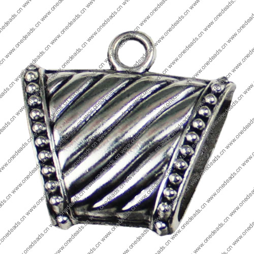 Zinc Alloy Bali & Cord End Caps. Fashion Jewelry Findings. 39x37mm. Sold by KG