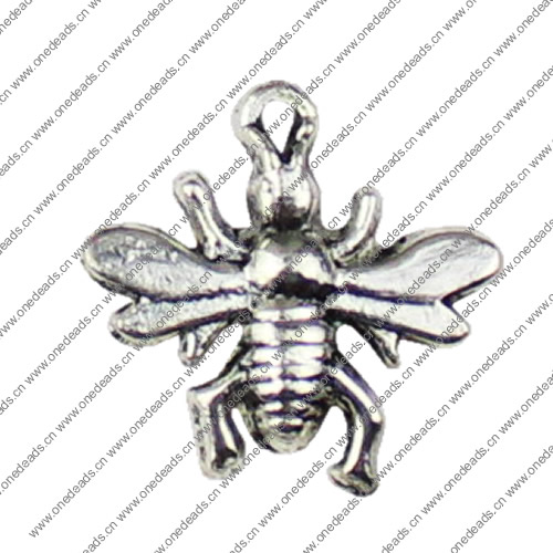 Pendant. Fashion Zinc Alloy jewelry findings. Animal 17x18mm. Sold by KG