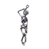 Pendant. Fashion Zinc Alloy jewelry findings. Skeleton 12x41mm. Sold by KG
