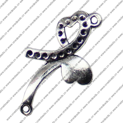 Connector. Fashion Zinc Alloy Jewelry Findings.18x32mm. Sold by KG  