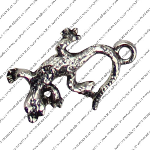 Pendant. Fashion Zinc Alloy jewelry findings. Animal 14x22mm. Sold by KG