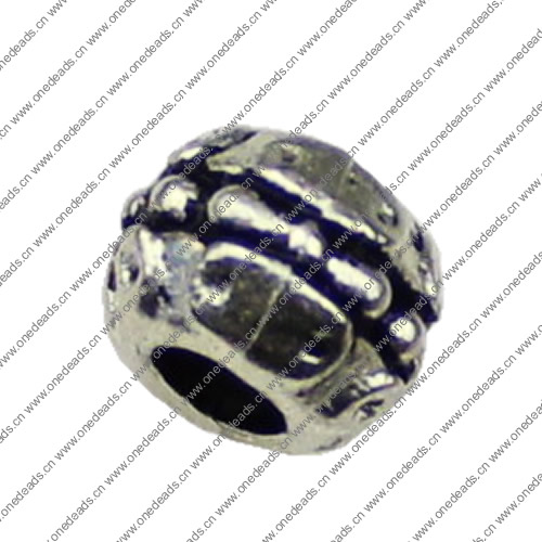 Europenan style Beads. Fashion jewelry findings.7x10mm, Hole size:4mm. Sold by KG