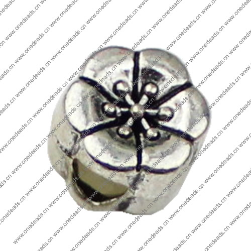 Europenan style Beads. Fashion jewelry findings.10x10mm, Hole size:4mm. Sold by KG