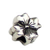 Beads. Fashion Zinc Alloy jewelry findings.Flower 8.5x8.5mm. Hole size:3mm. Sold by KG