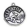 Pendant. Fashion Zinc Alloy jewelry findings. Aquarius 20x17mm. Sold by KG