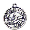 Pendant. Fashion Zinc Alloy jewelry findings. Scorpio 20x17mm. Sold by KG
