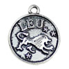 Pendant. Fashion Zinc Alloy jewelry findings. Leo 20x17mm. Sold by KG
