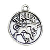 Pendant. Fashion Zinc Alloy jewelry findings. Taurus 20x17mm. Sold by KG