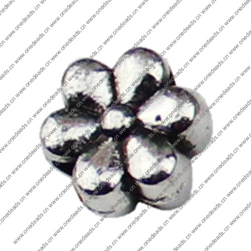 Beads. Fashion Zinc Alloy jewelry findings. 10x10mm. Hole size:3mm. Sold by KG