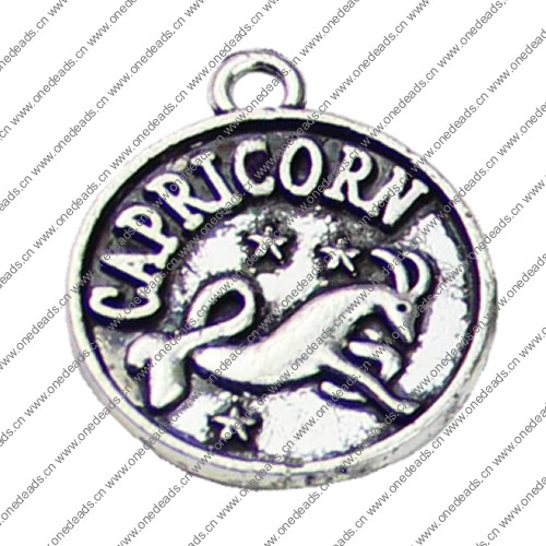 Pendant. Fashion Zinc Alloy jewelry findings. Caoricom 20x17mm. Sold by KG