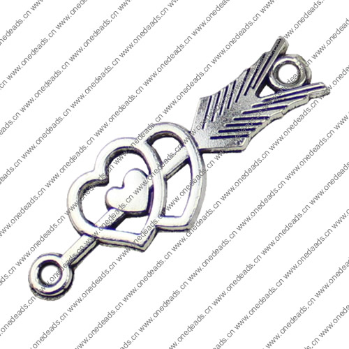 Connector. Fashion Zinc Alloy Jewelry Findings.40x13mm. Sold by KG  