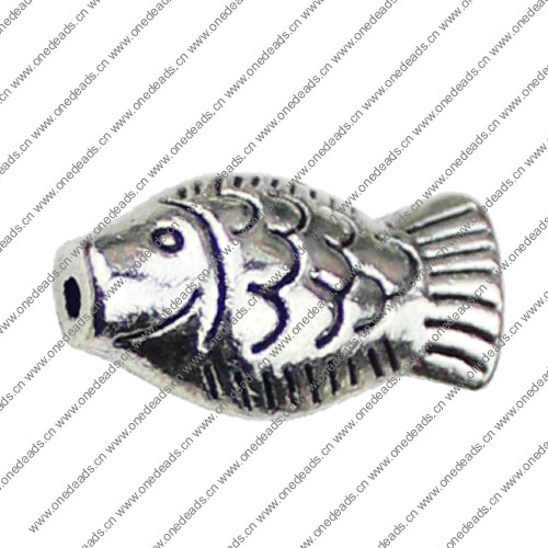 Beads. Fashion Zinc Alloy jewelry findings.18x10mm. Hole size:2mm. Sold by KG