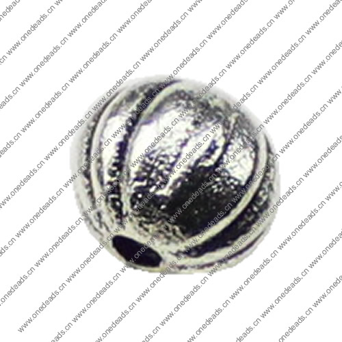 Beads. Fashion Zinc Alloy jewelry findings.6x7mm. Hole size:2mm. Sold by KG