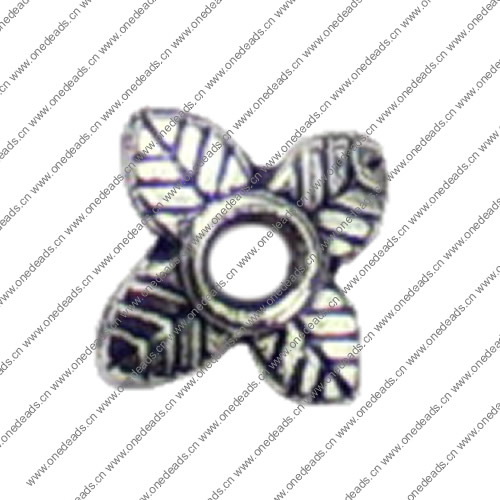 Beads Caps. Fashion Zinc Alloy Jewelry Findings. 7.5x7.5mm Hole size:2mm. Sold by KG