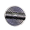 Beads. Fashion Zinc Alloy jewelry findings.15x14.5mm. Hole size:2.5mm. Sold by KG
