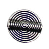 Beads. Fashion Zinc Alloy jewelry findings.15x14.5mm. Hole size:2.5mm. Sold by KG