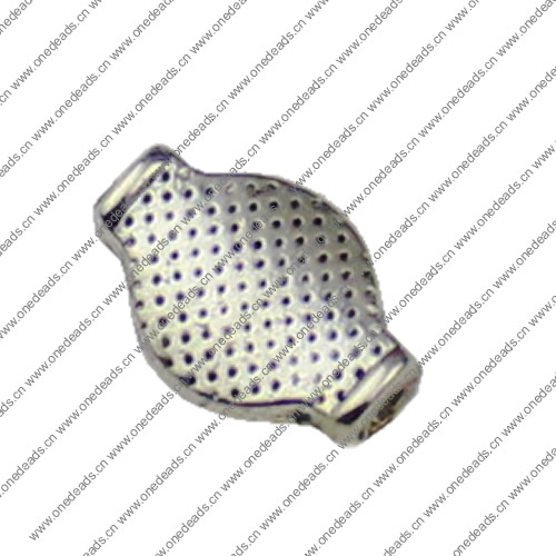 Beads. Fashion Zinc Alloy jewelry findings.12x8mm. Hole size:1mm. Sold by KG