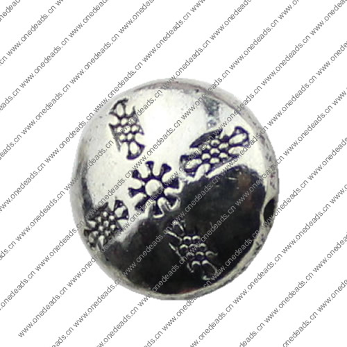 Beads. Fashion Zinc Alloy jewelry findings.12x12mm. Hole size:1mm. Sold by KG