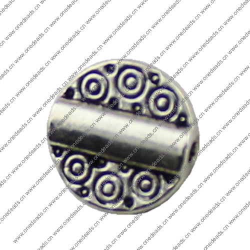 Beads. Fashion Zinc Alloy jewelry findings.10x10mm. Hole size:1mm. Sold by KG