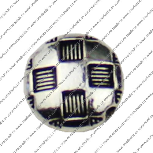 Beads. Fashion Zinc Alloy jewelry findings.10x10mm. Hole size:1mm. Sold by KG