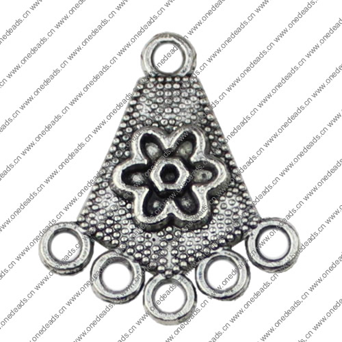 Connector. Fashion Zinc Alloy Jewelry Findings.24x20.5mm. Sold by KG  