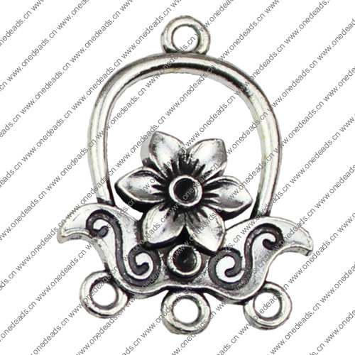 Connector. Fashion Zinc Alloy Jewelry Findings.32x24mm. Sold by KG  