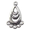 Connector. Fashion Zinc Alloy Jewelry Findings.29x18.5mm. Sold by KG  
