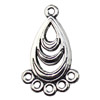 Connector. Fashion Zinc Alloy Jewelry Findings.29x18.5mm. Sold by KG  