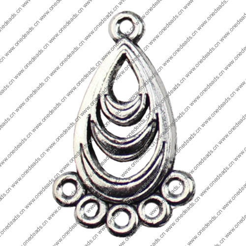 Connector. Fashion Zinc Alloy Jewelry Findings.29x18.5mm. Sold by KG  