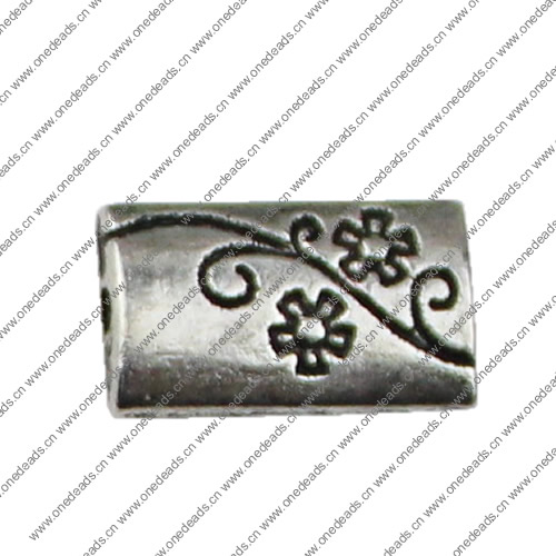 Beads. Fashion Zinc Alloy jewelry findings.13x13mm. Hole size:2mm. Sold by KG