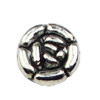 Beads. Fashion Zinc Alloy jewelry findings.10x10mm. Hole size:2mm. Sold by KG
