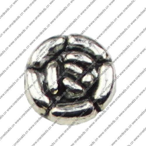 Beads. Fashion Zinc Alloy jewelry findings.10x10mm. Hole size:2mm. Sold by KG