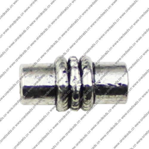 Beads. Fashion Zinc Alloy jewelry findings.14x6.5mm. Hole size:2mm. Sold by KG