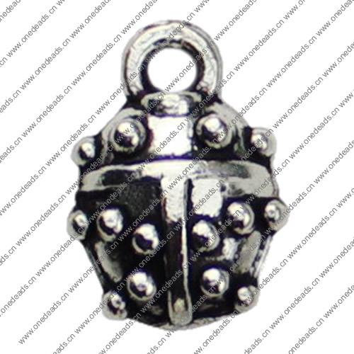 Pendant. Fashion Zinc Alloy jewelry findings. Animal 15x15mm. Sold by KG