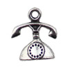 Pendant. Fashion Zinc Alloy jewelry findings.Telephone 16x14.5mm. Sold by KG