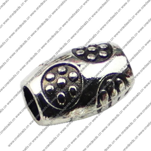 Europenan style Beads. Fashion jewelry findings.14x9.5mm, Hole size:5mm. Sold by KG