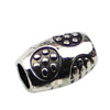 Europenan style Beads. Fashion jewelry findings.14x9.5mm, Hole size:5mm. Sold by KG