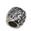 Europenan style Beads. Fashion jewelry findings.10x9mm, Hole size:5mm. Sold by KG
